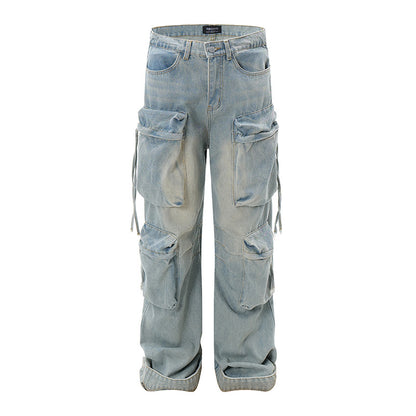 Multi Pockets Jeans For Men | MuddyStock Originals