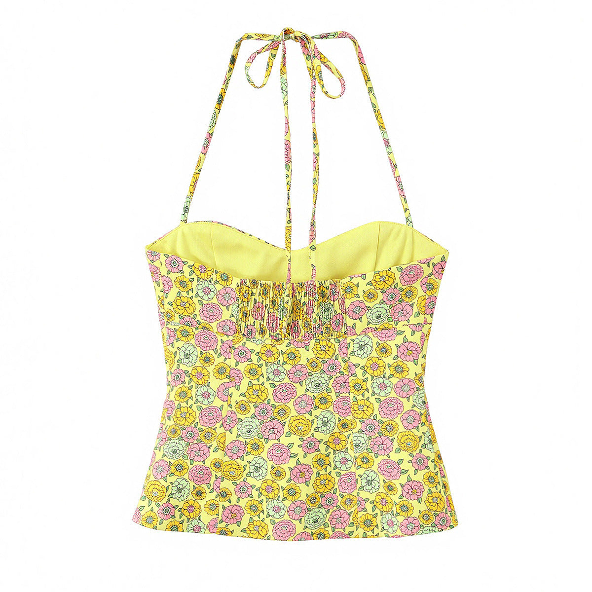 Flower Poplin Top+Flower Shorts