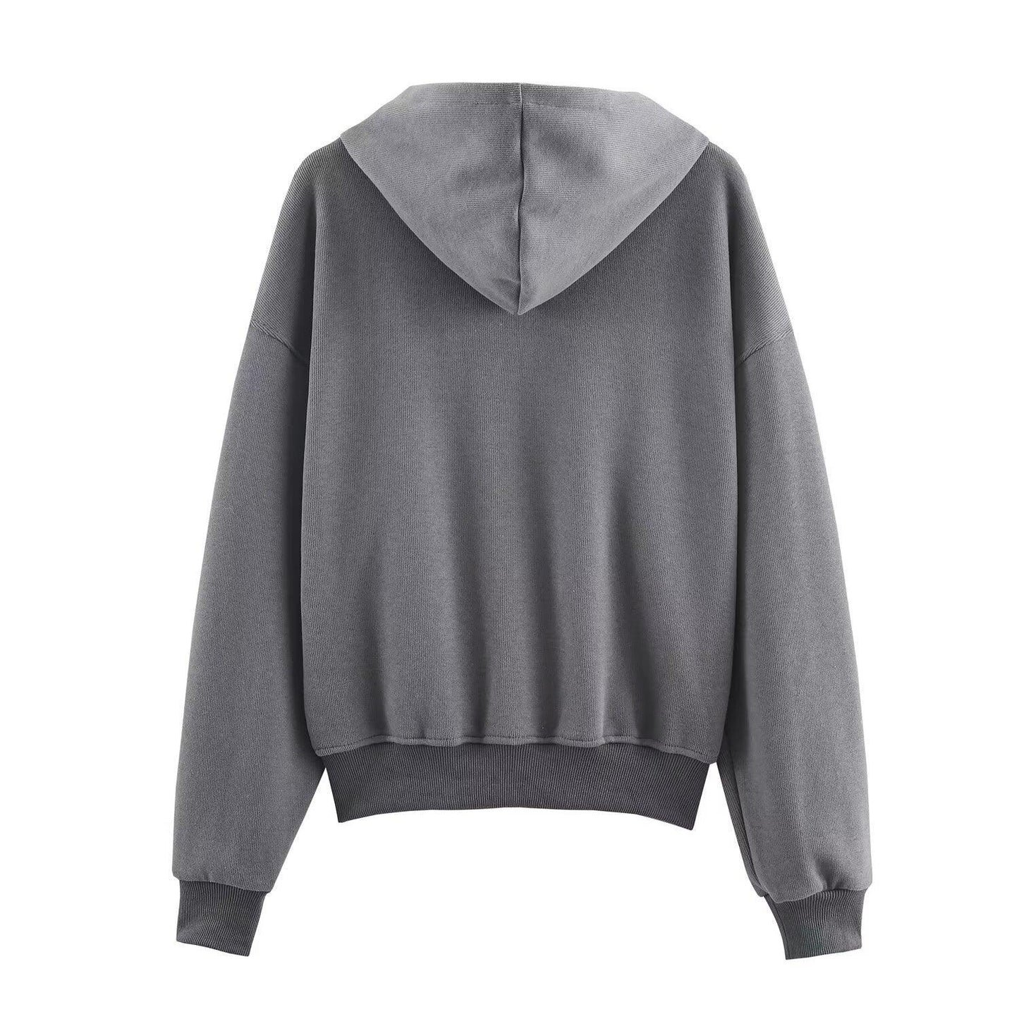 Ribbed hooded sweatshirt+straight leg pants for women | MuddyStock Originals