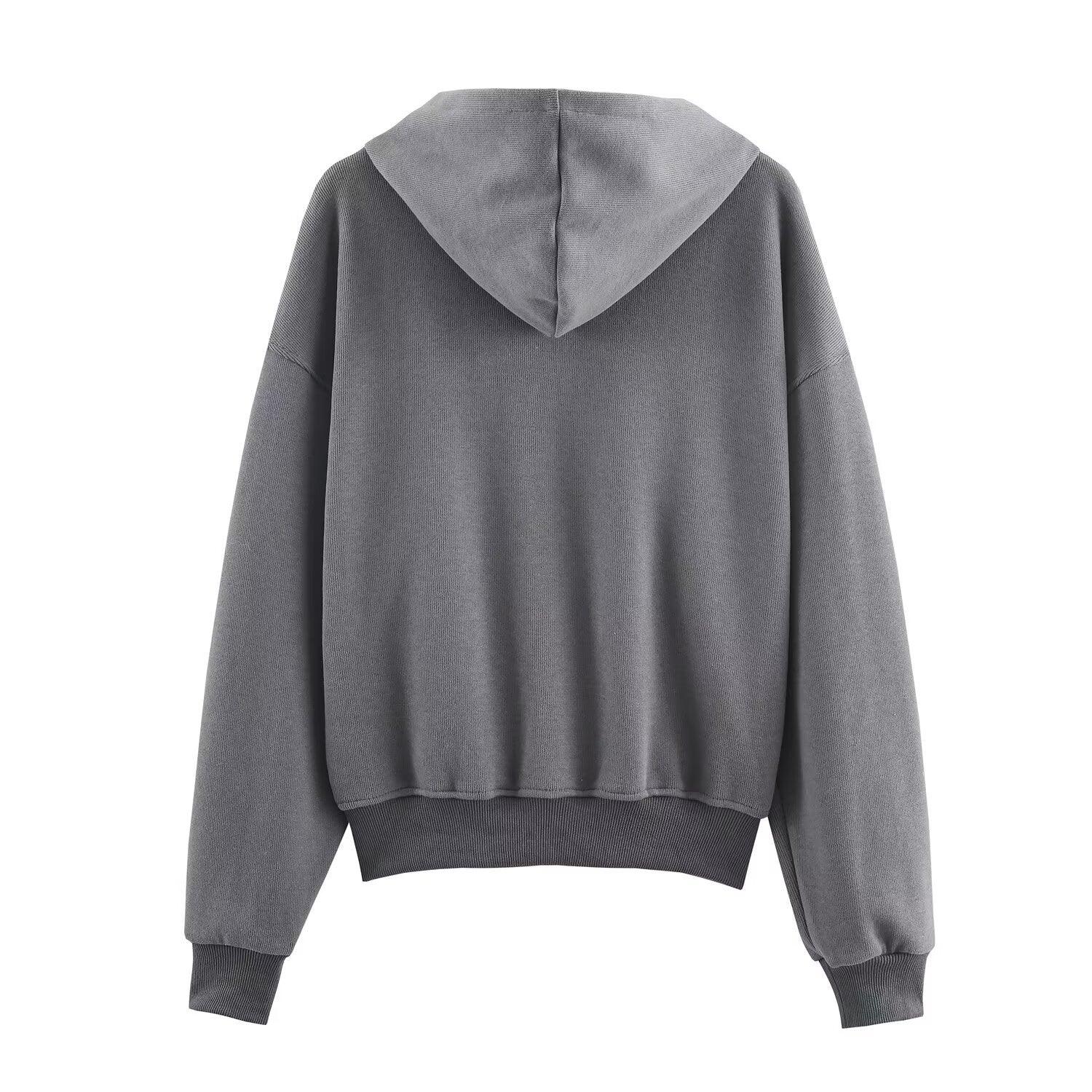Ribbed hooded sweatshirt+straight leg pants for women | MuddyStock Originals