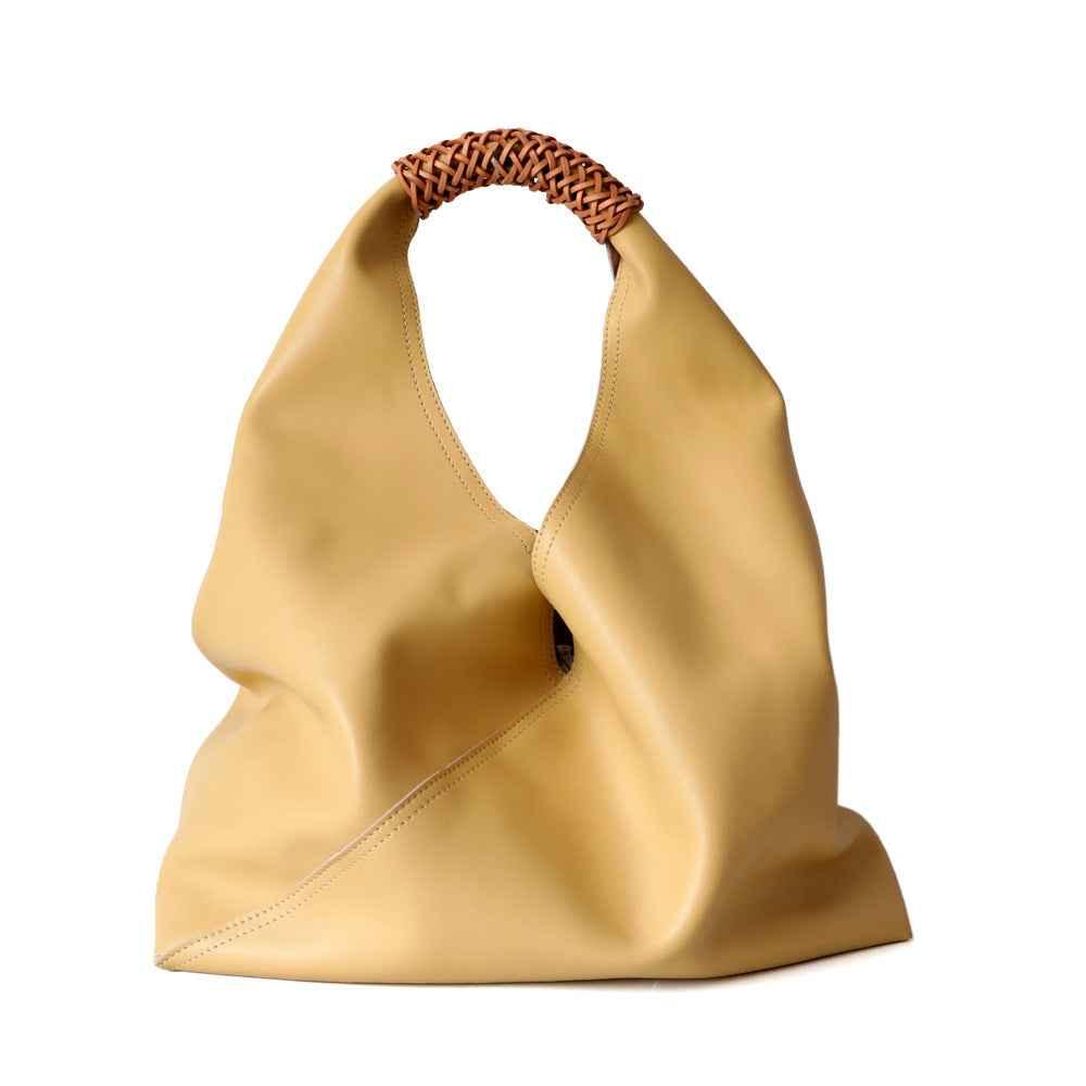 Spliced woven shoulder bag for women | MuddyStock Originals