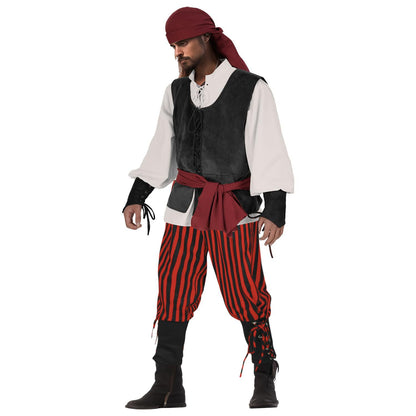 Halloween Caribbean Pirate Costume For Men