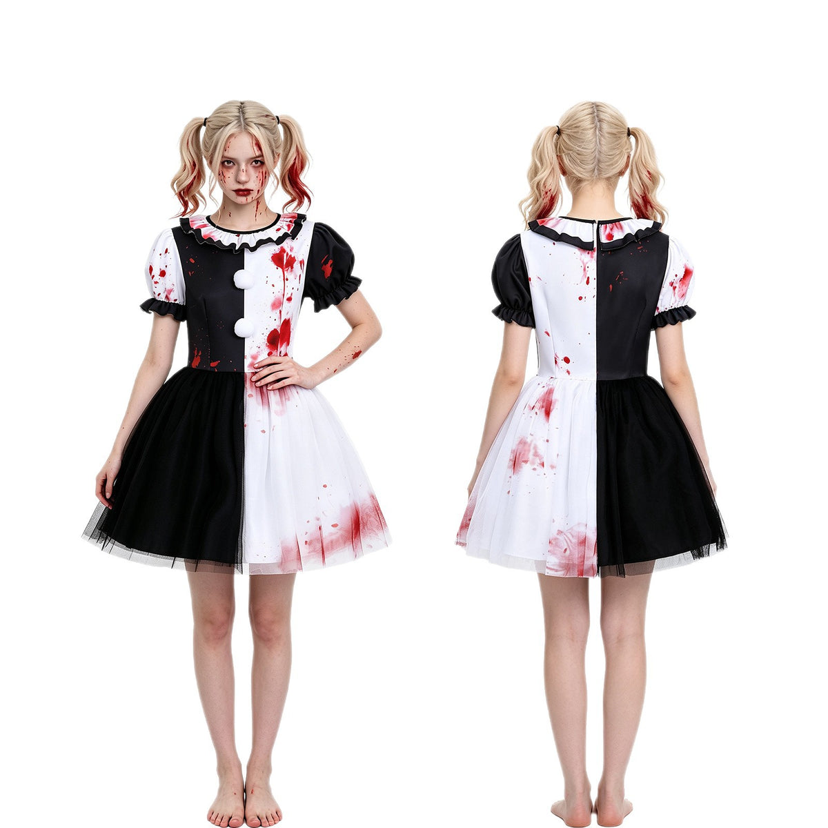 Women's Cosplay Horror Clown Dress