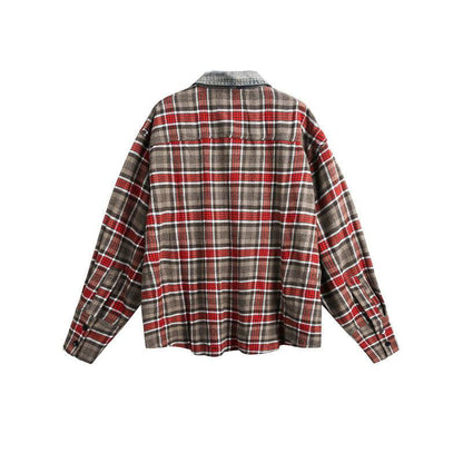 Loose vintage plaid shirt for men and women | MuddyStock Originals MuddyStock