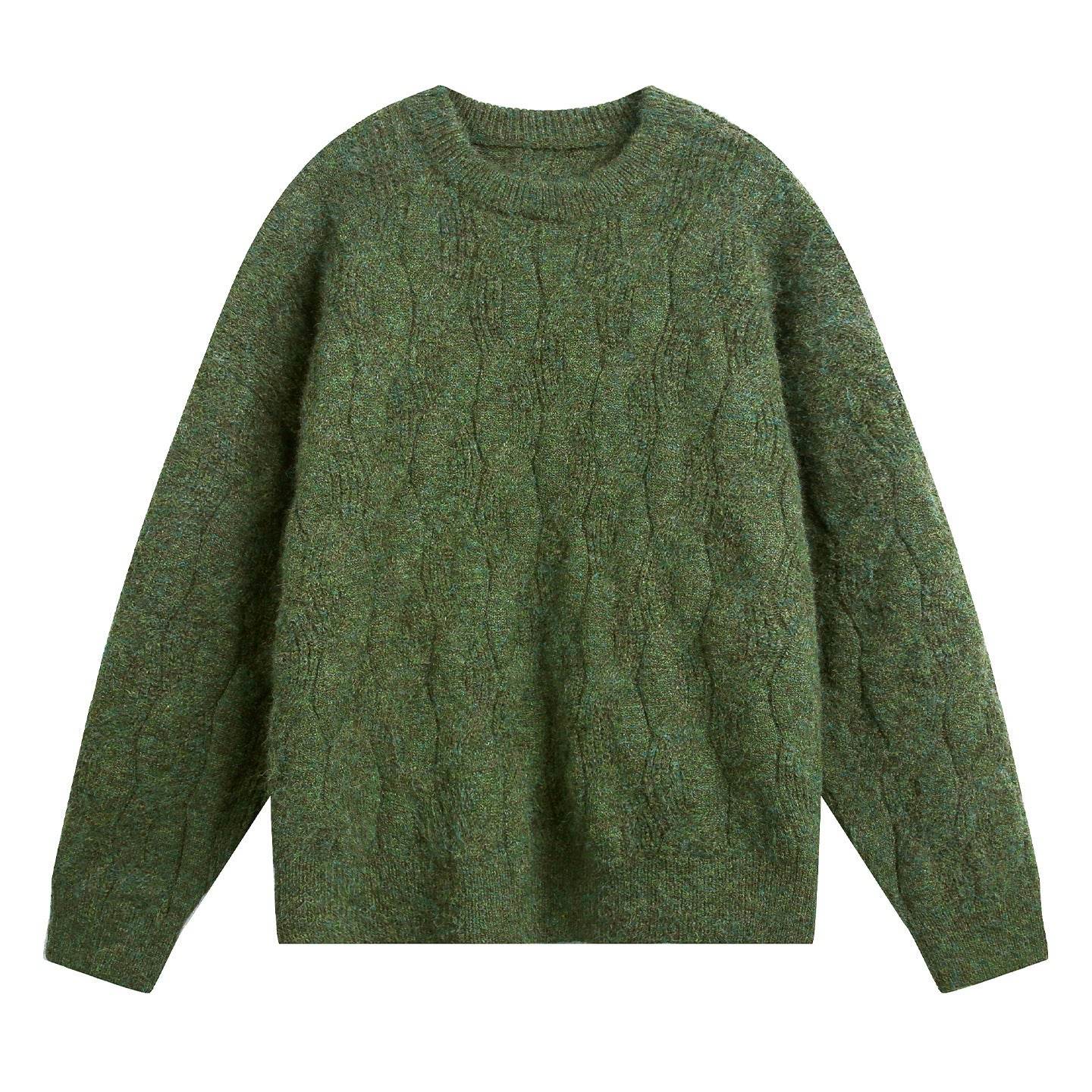 Round neck sweater for men | MuddyStock Originals Fairy Green MuddyStock