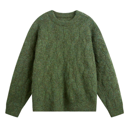 Round neck sweater for men | MuddyStock Originals Fairy Green MuddyStock