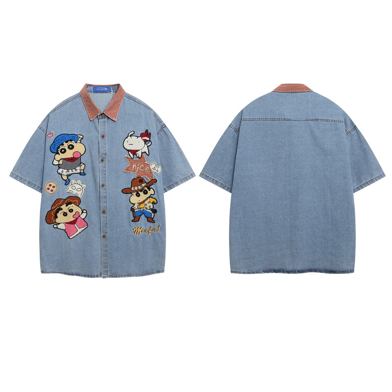 Fun Cartoon Short Sleeve Shirt For Women | MuddyStock Originals