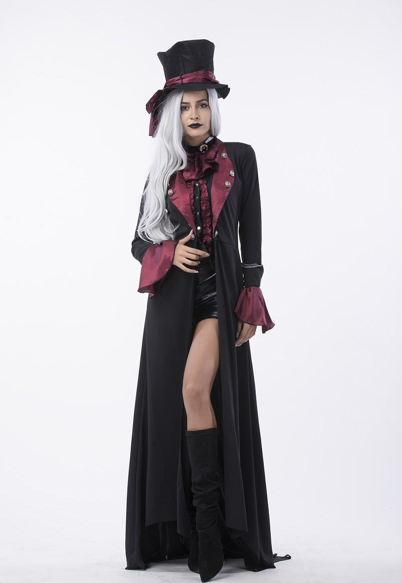 Vampire Costume Cosplay Couple Outfit for Men and Women For Halloween 1834