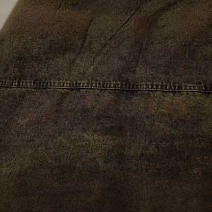 Retro Washed Distressed Hooded Sweater For Men MuddyStock