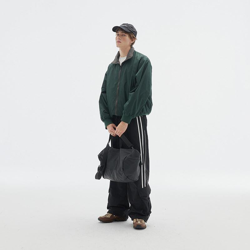Retro Stand Collar Jacket For Men | MuddyStock Originals