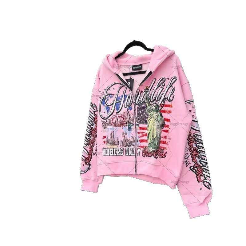 Streetwear American Retro Letter Hoodie For Men And Women | MuddyStock Originals eprolo