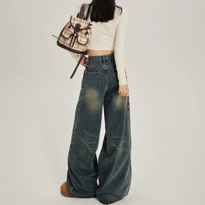 Retro Wide-Leg Jeans for Women | MuddyStock Originals eprolo