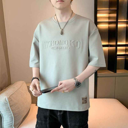 Summer Simplicity Loose Bottoming Shirt Apricot MuddyStock