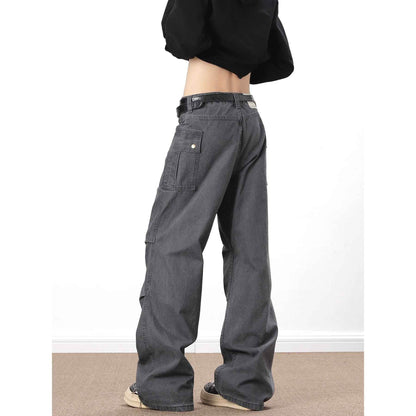 American High Street Washed Distressed Overalls MuddyStock
