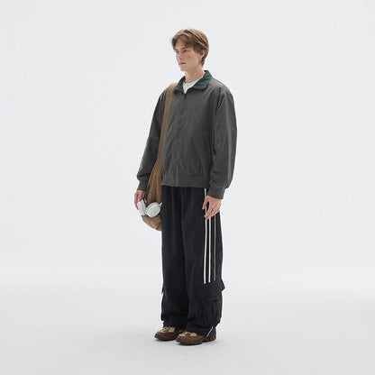 Retro Stand Collar Jacket For Men | MuddyStock Originals