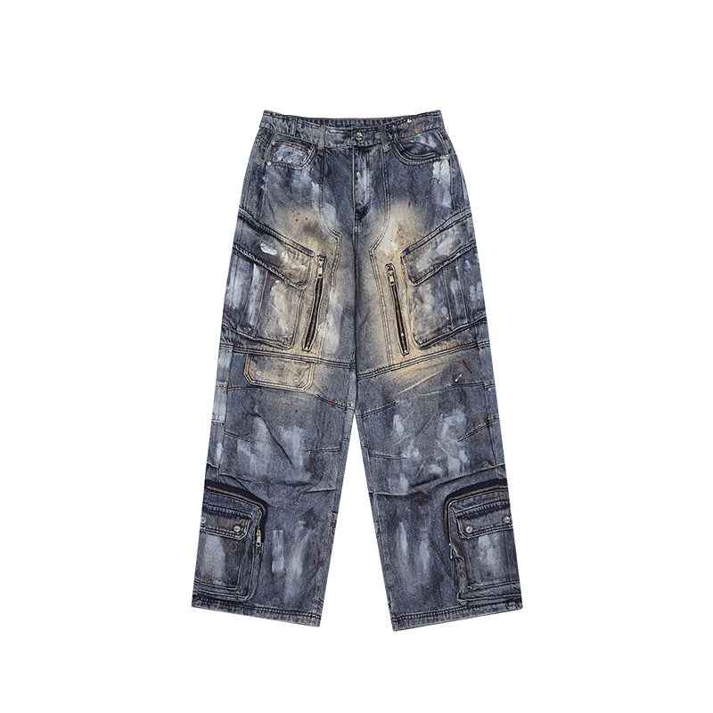 Street Loose Straight Pants For Men And Women | MuddyStock Originals 13440W24 MuddyStock