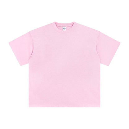 Short Sleeve Blank Solid Color T-shirt for both men and women Paris Pink MuddyStock