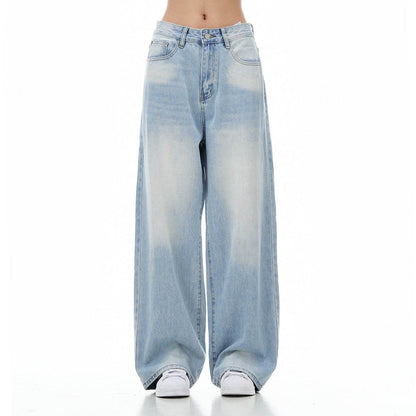 Light Blue Jeans Summer Thin Ice Blue MuddyStock