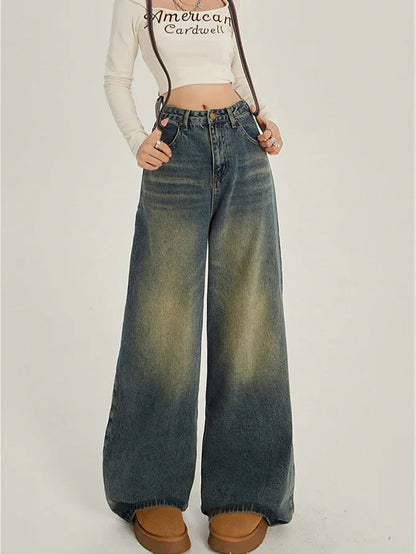Retro Wide-Leg Jeans for Women | MuddyStock Originals eprolo