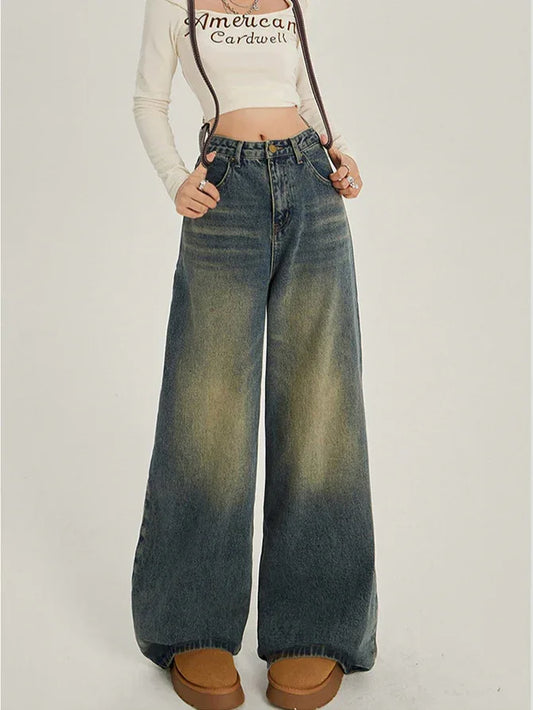 Retro Wide-Leg Jeans for Women | MuddyStock Originals eprolo