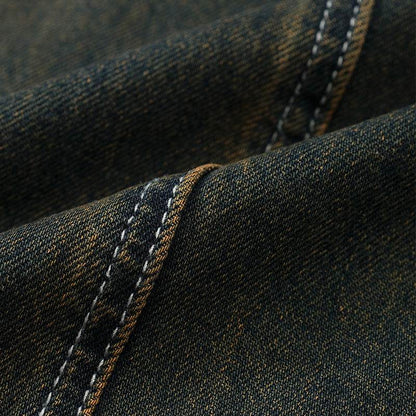 Men's Street Cutting Worn Jeans MuddyStock