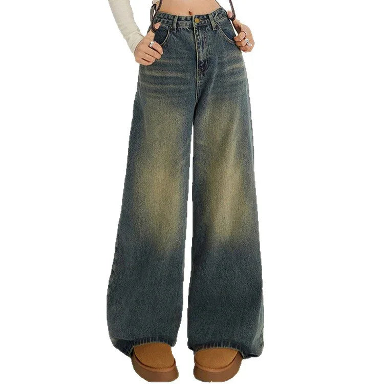 Retro Wide-Leg Jeans for Women | MuddyStock Originals Vintage eprolo