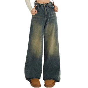 Retro Wide-Leg Jeans for Women | MuddyStock Originals Vintage