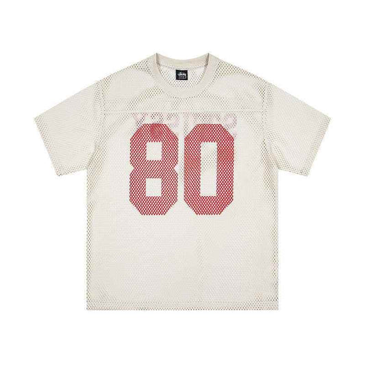 Sports And Leisure Jersey Letter Printing Simple Short Sleeve For Men And Women MuddyStock