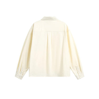 Color-block Pocket Design Long Sleeve Shirt For Men | MuddyStock Originals