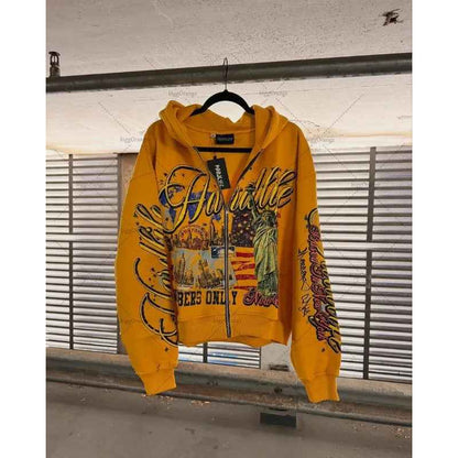 Streetwear American Retro Letter Hoodie For Men And Women | MuddyStock Originals eprolo