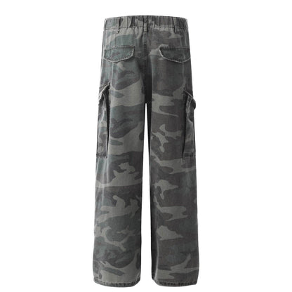 American Retro Multi-pocket Cargo Pants For Men And Women MuddyStock