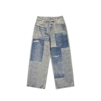 Street Loose Straight Pants For Men And Women | MuddyStock Originals 13436W24 MuddyStock