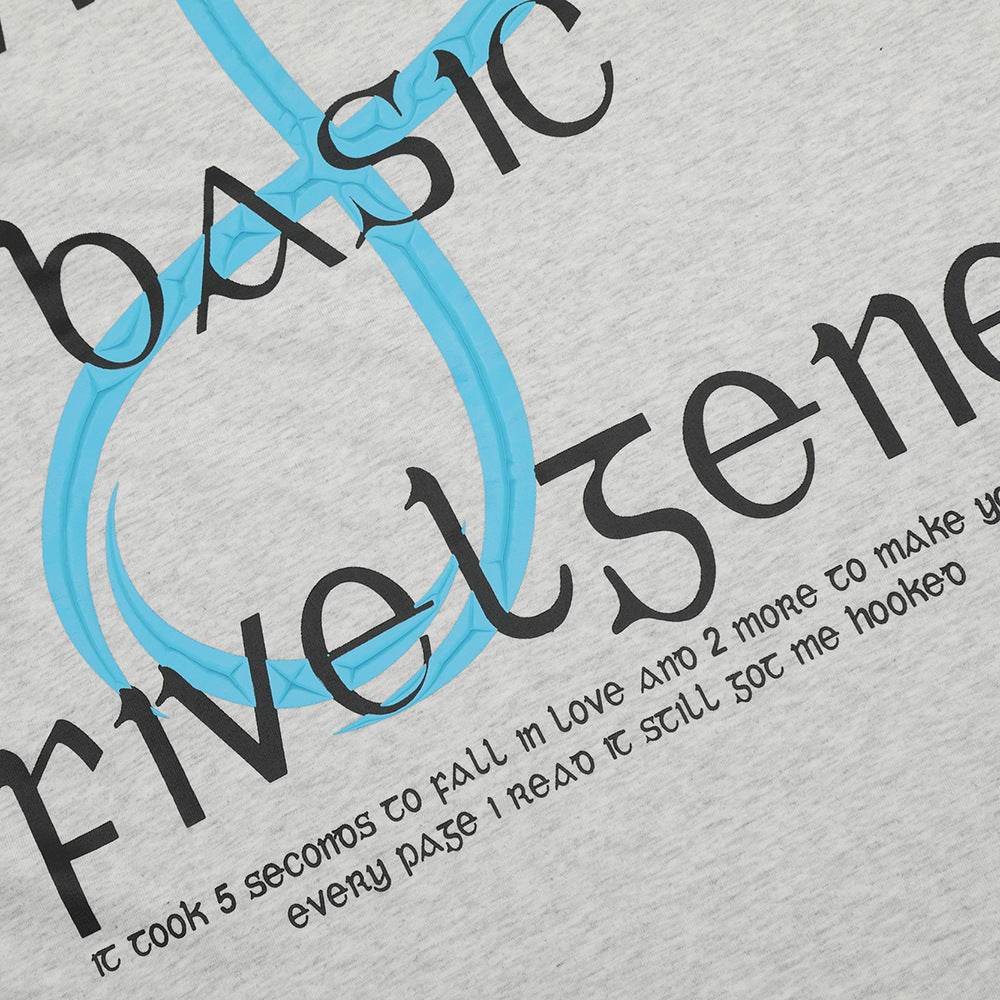 Creative Letters Puff Print Short Sleeve For Men And Women MuddyStock