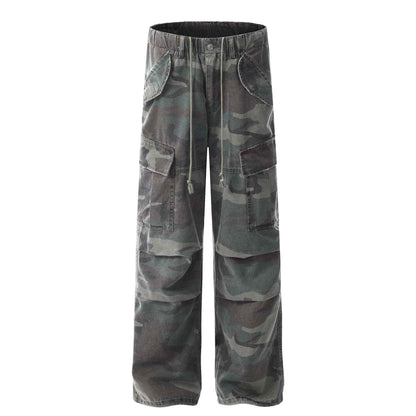 American Retro Multi-pocket Cargo Pants For Men And Women MuddyStock
