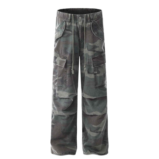 American Retro Multi-pocket Cargo Pants For Men And Women MuddyStock