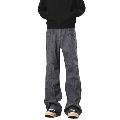 American High Street Washed Distressed Overalls MuddyStock