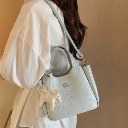 Tote Bag Women's Light Blue Commuter Portable Shoulder Messenger Bag MuddyStock