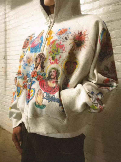 American-style Retro Gothic Hoodie | MuddyStock Originals eprolo