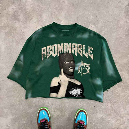 American Style High Street Vintage T-shirt For Men | MuddyStock Originals Green MuddyStock