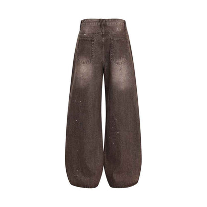 Streetwear Men's Denim Pants with Patchwork | MuddyStock Originals MuddyStock