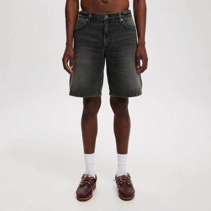 Men's Loose All-matching Jeans Middle Pants Gray MuddyStock