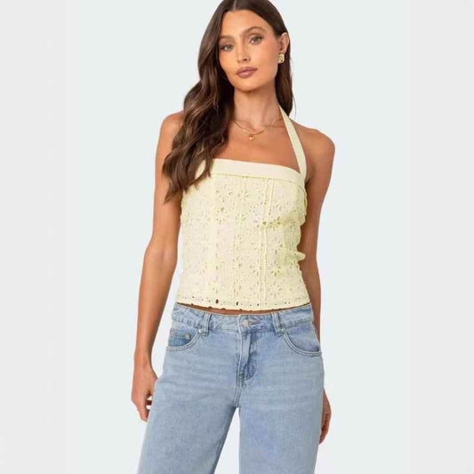 Spaghetti-strap Camisole Summer Top MuddyStock