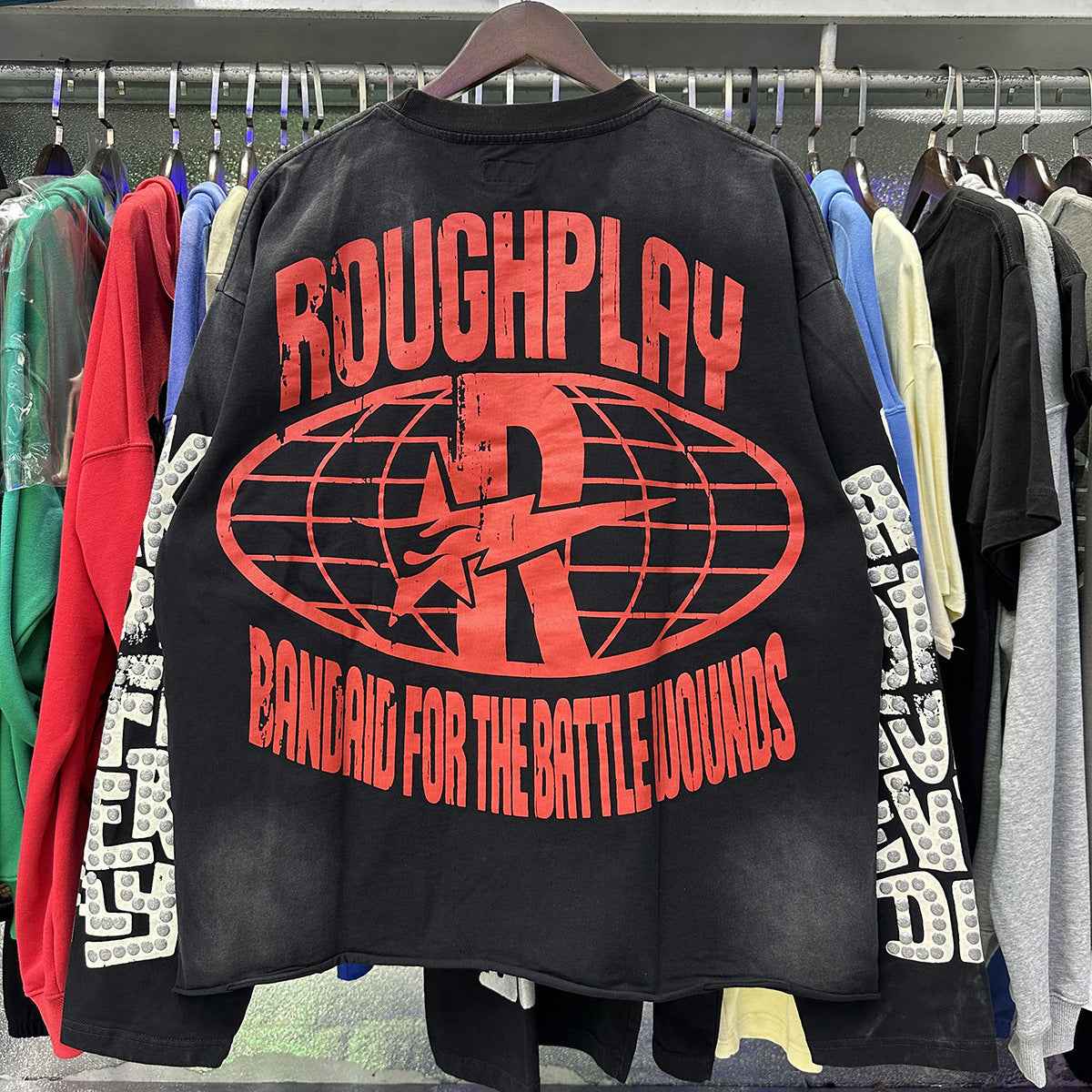Retro Print High Street Fake Two-Piece Men's and Women's Long-Sleeved T-Shirt | MuddyStock Originals eprolo