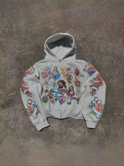 American-style Retro Gothic Hoodie | MuddyStock Originals eprolo