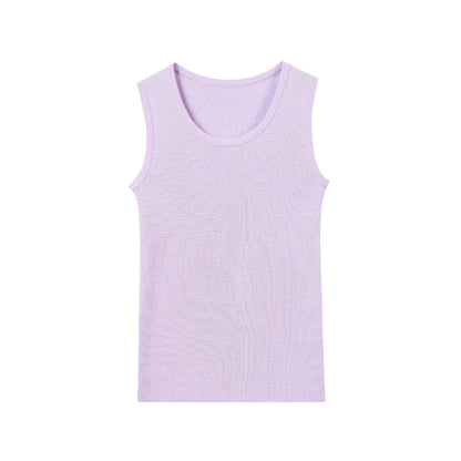 New Seamless Inner Low Collar Sleeveless Knitwear MuddyStock