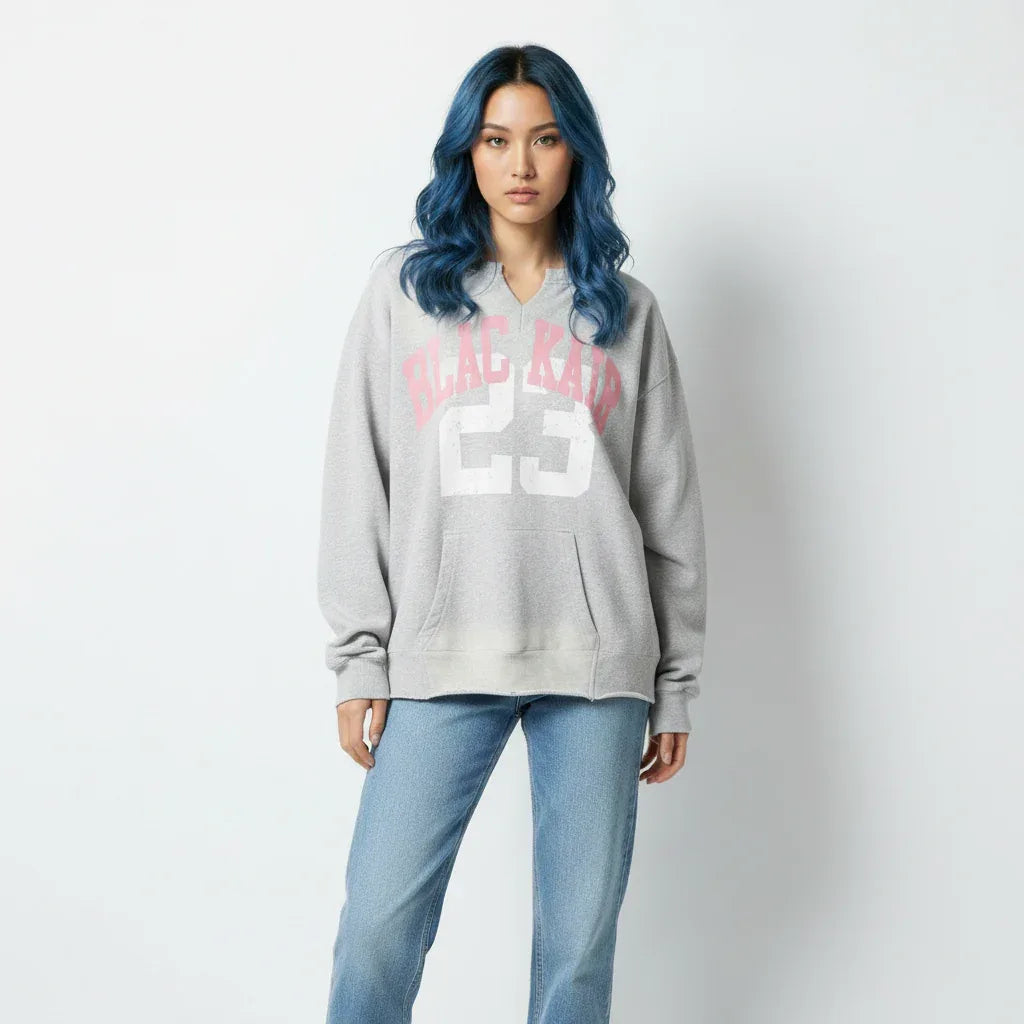 American High Street Vintage Printed Top For Women MuddyStock