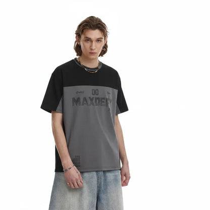 Retro Colorblock Sports Quick-Dry Short-Sleeve T-Shirt for Men and Women | MuddyStock Originals eprolo