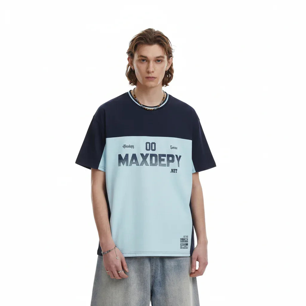 Retro Colorblock Sports Quick-Dry Short-Sleeve T-Shirt for Men and Women | MuddyStock Originals eprolo