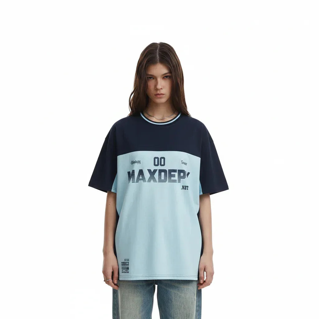 Retro Colorblock Sports Quick-Dry Short-Sleeve T-Shirt for Men and Women | MuddyStock Originals eprolo