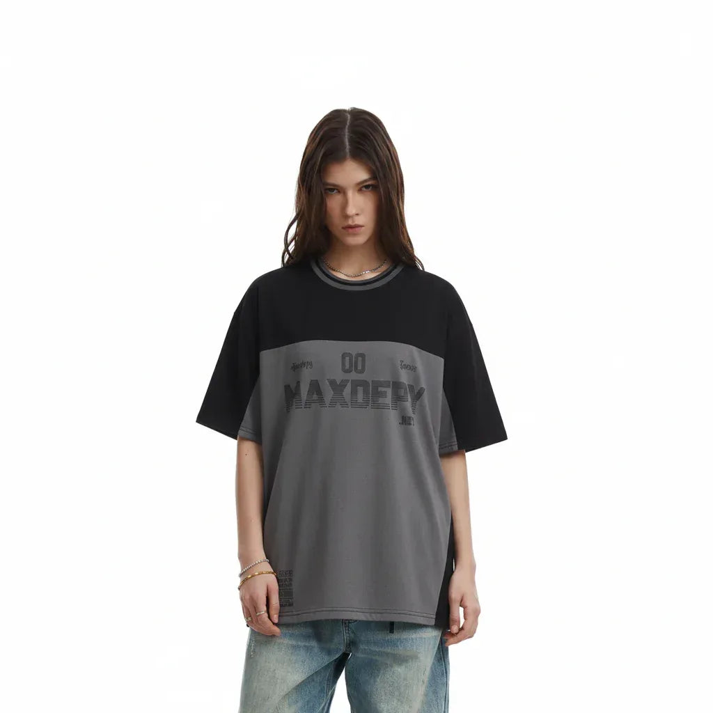 Retro Colorblock Sports Quick-Dry Short-Sleeve T-Shirt for Men and Women | MuddyStock Originals eprolo